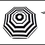 best black and white beach umbrella