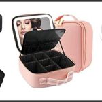 best makeup case with lights and mirror