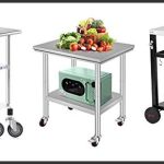 best stainless steel table on wheels