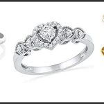 best white gold heart ring