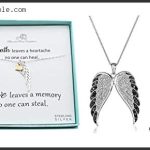 best angel wings necklace silver