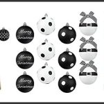 best black and white ornaments