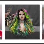 best colorful lace front wigs