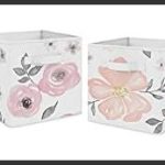 best floral cube storage bin