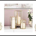 best geometric gold candle holder