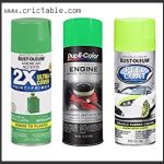 best lime green paint for metal