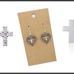 best sterling silver cross earrings